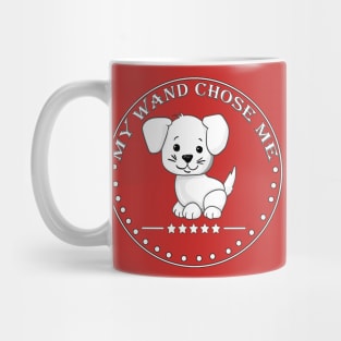 my wande chose me Dog Mug